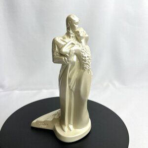 Austin “Our Day” Bride & Groom Sculpture 1991 Wedding Cake Topper Figurine 7”
